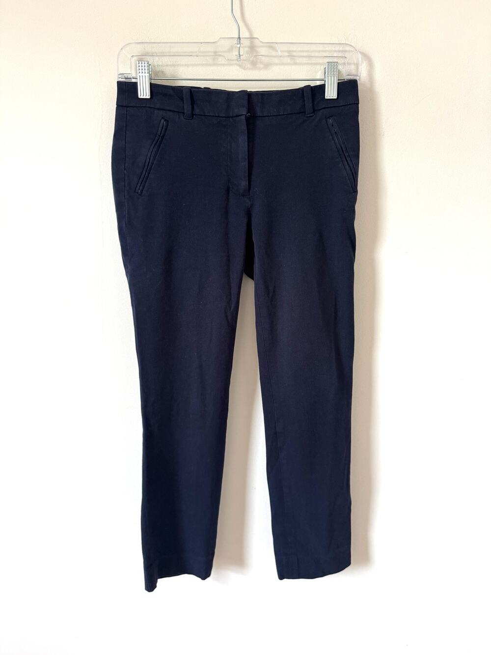 J. Crew Low Rise Dress Pixie Dress Pants Trousers Navy Blue Size 00 Short